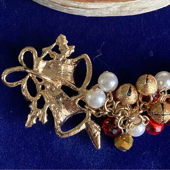 Vintage- Stunning Jingle Bell, Cha-Cha Necklace Enhancer - Picture 7 of 16